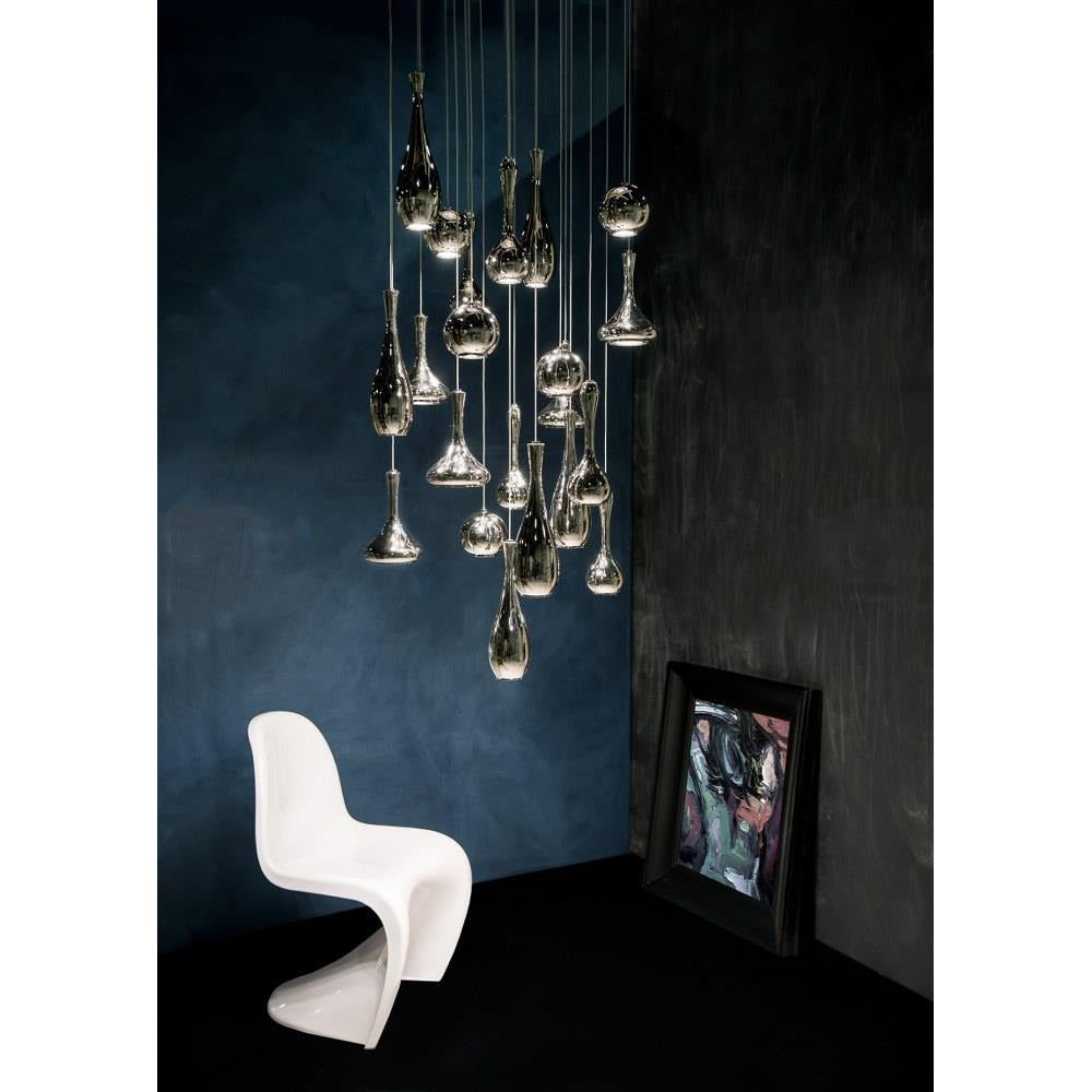 Modern Forms - PD-ACID15R-PN - Acid - 23 Inch 165W 15 LED Round Chandelier