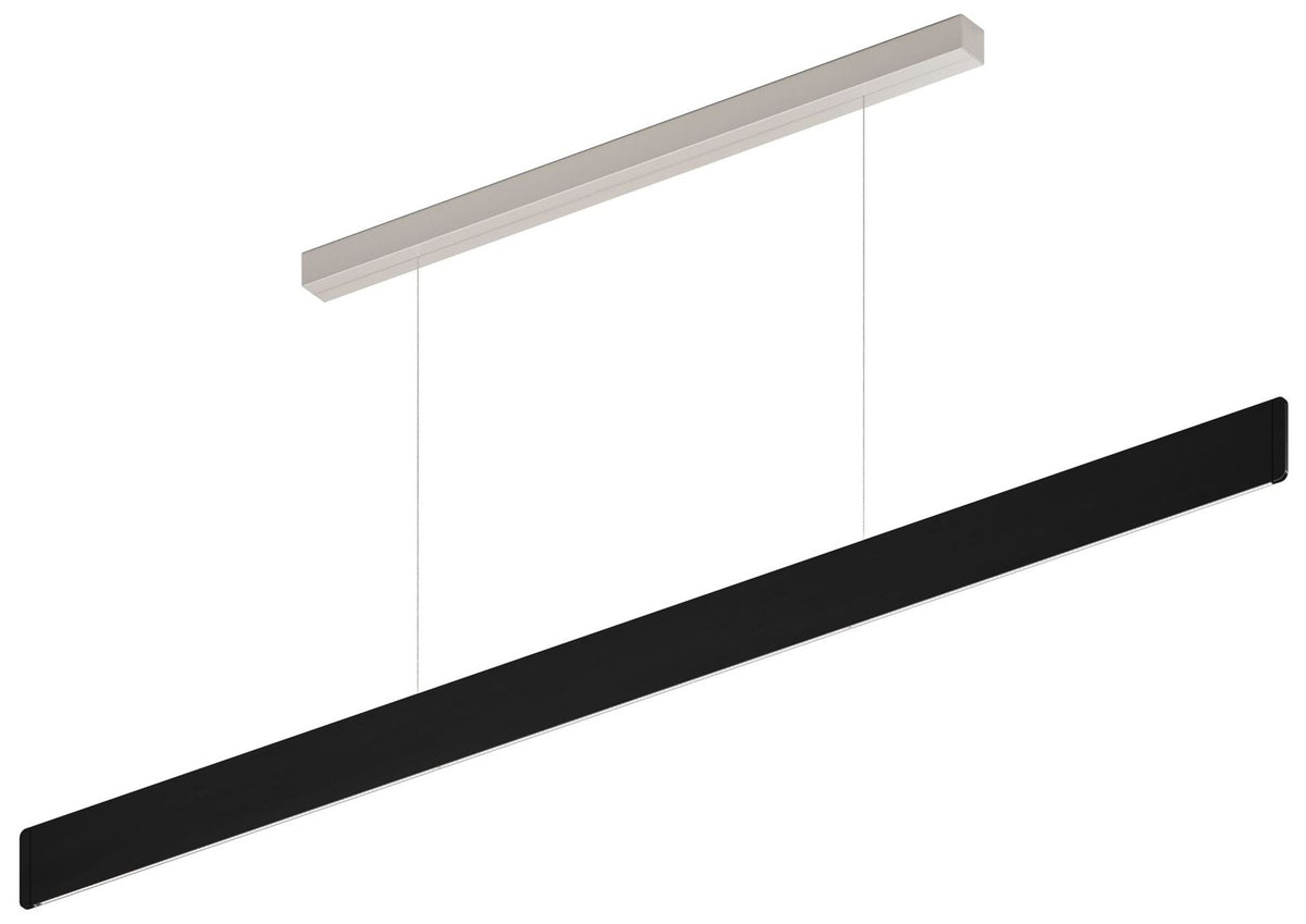 After 8 60.31" Wide Black 1/4" Profile LED Pendant