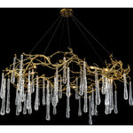 Leahs 8-Light 51-Inch Brass Ceiling Chandelier
