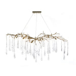 Leeya Nine-Light 19-Inch Brass Chandelier Ceiling Fixture