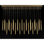 Hans 35-Light LED Brass Ceiling Chandelier