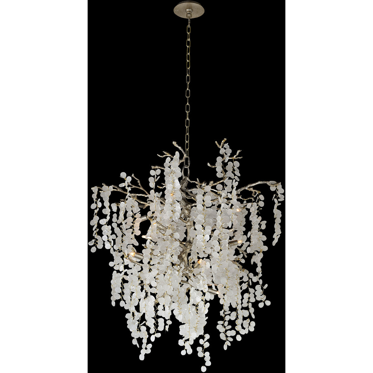 Shironoda 11-Light Pale Champagne Chandelier Ceiling Fixture