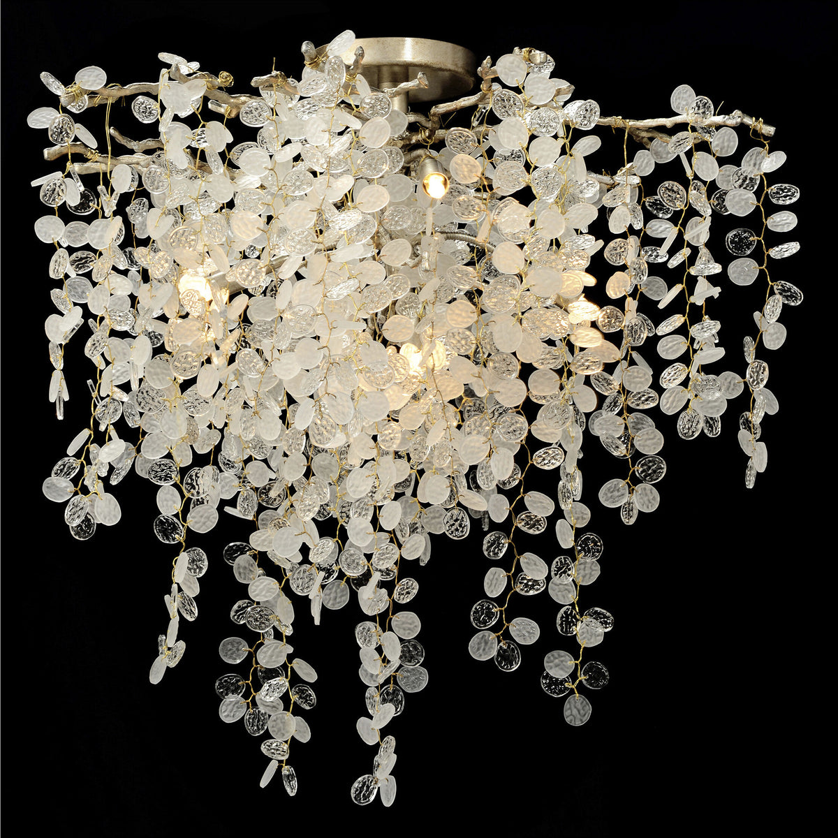 Shironoda Five-Light Champagne Ceiling Chandelier