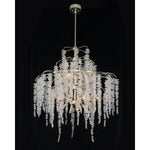 Tiered 12-Light Hanging Chandelier Ceiling Fixture