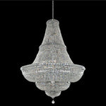 Allegri Betti 48" Wide Chrome and Crystal Traditional Large Chandelier