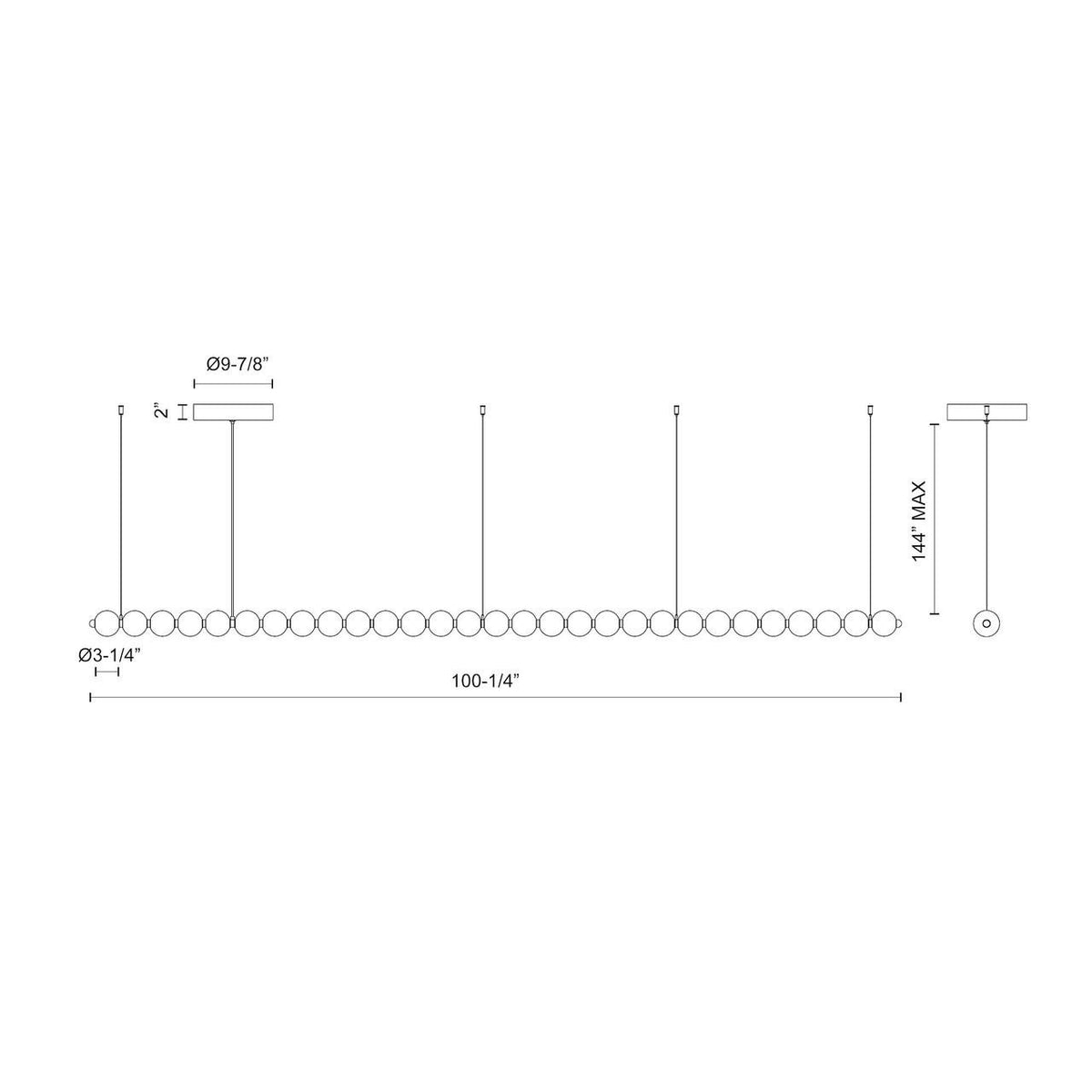 Akoya 29 Head LED Chandeliers