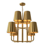 Plisse 8 Light Chandelier