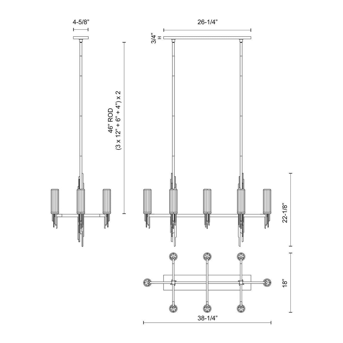 Torres Linear Pendant