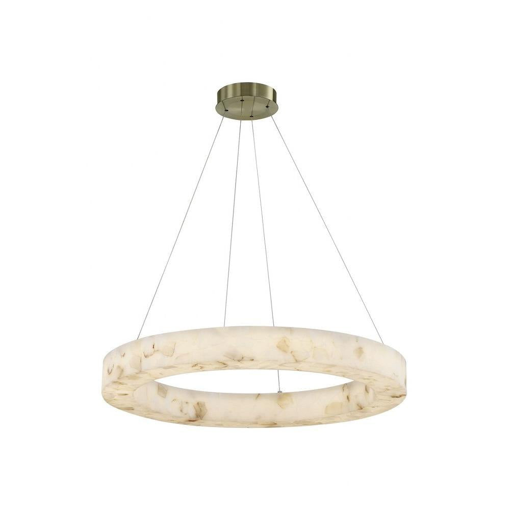 Justice Design - ALR-8223-BRSS - LumenAria Medley - 50W 1 LED Pendant-3.5 Inch Tall and 32 Inch Wide