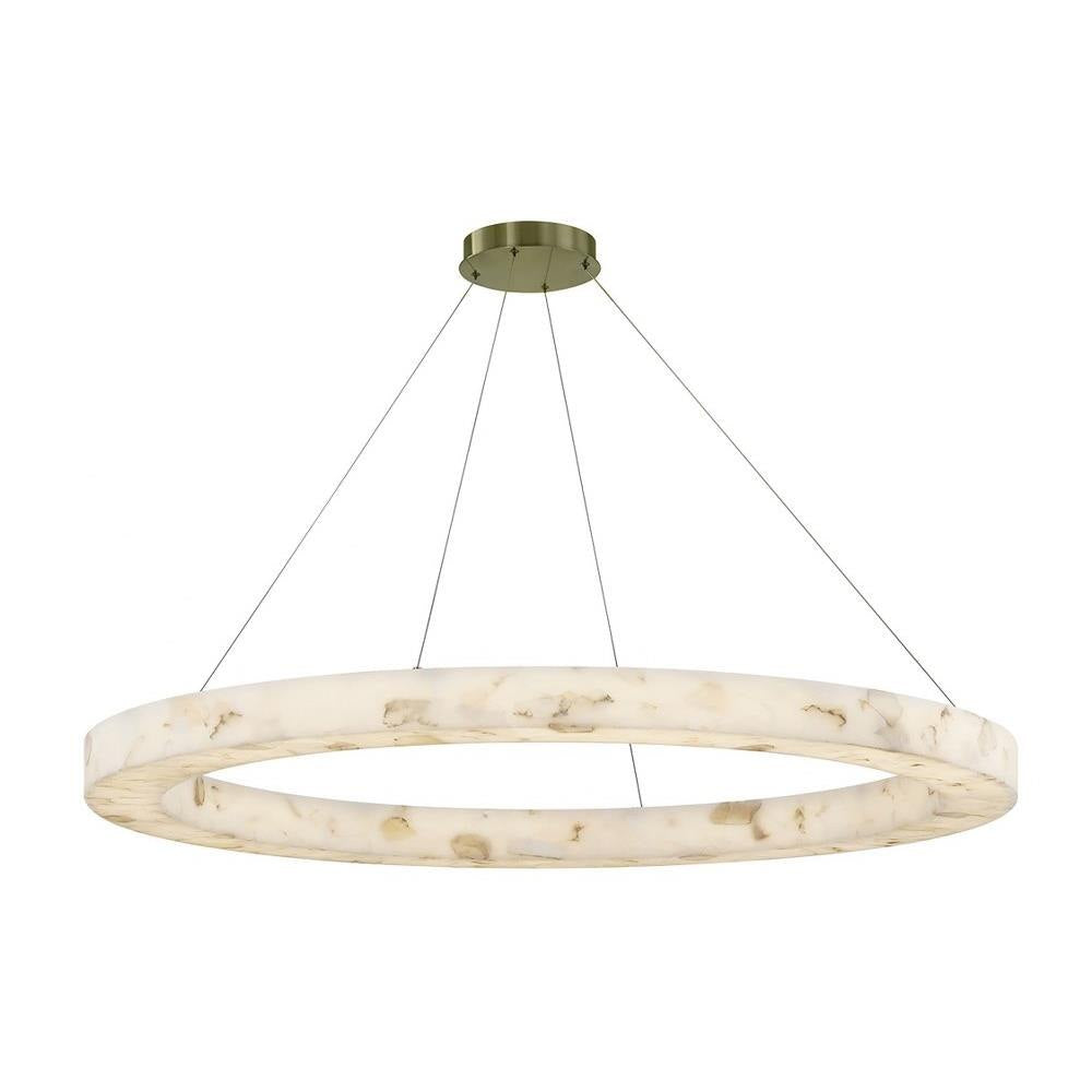 Justice Design - ALR-8227-BRSS - LumenAria Medley - 86W 1 LED Pendant-3.5 Inch Tall and 52 Inch Wide