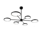 Mini Sputnik Modern Chandelier Metal Silica Gel Living Room Ceiling Lights