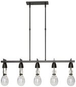 Apothecary Pendant - Oil Rubbed Bronze - Clear