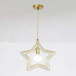 Multi Star Shaped Modern Pendant Lighting Metal Pendant Lighting