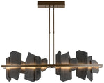 Ardesia 51.9" Wide Bronze LED Linear Pendant