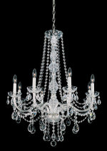 Bagatelle Chandelier, 11-Light, Heirloom Gold, Clear Heritage Crystal, 26.5"W (1248-22 13R6H)