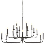 Arteriors- Breck Large Chandelier- 52" Bronze