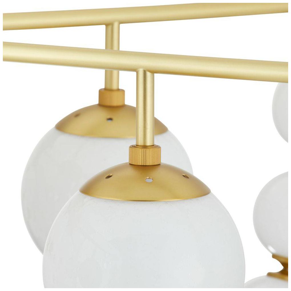 ArteriorsGenesis Chandelier 42" Opal Antique Brass