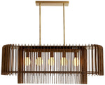 Arteriors Home Valencia 49" Wide Dark Walnut Chandelier
