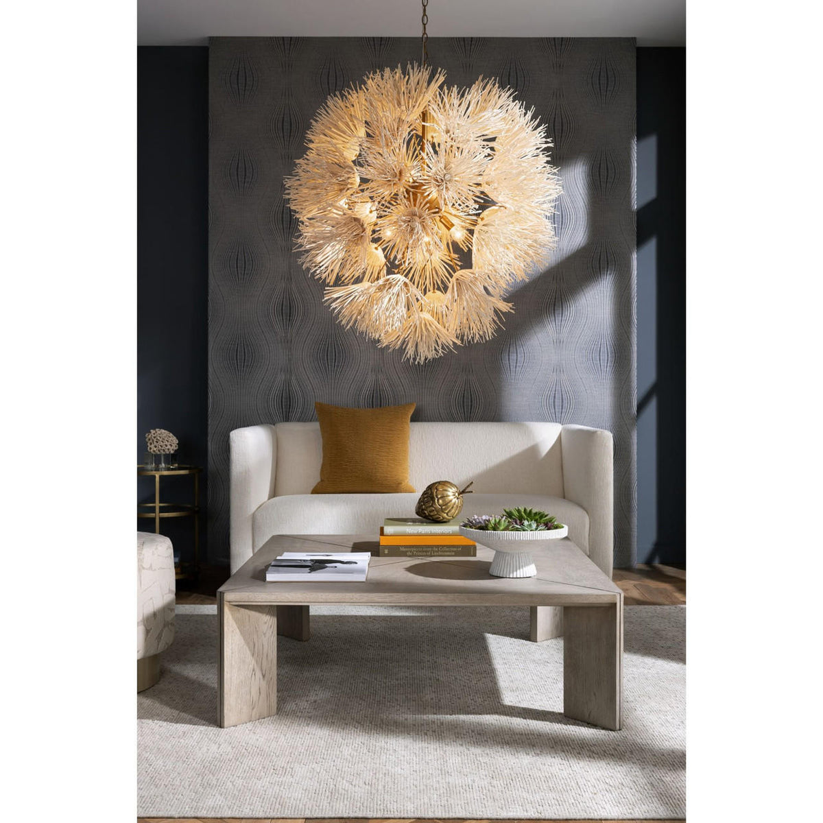 Lapsley White Orb Chandelier