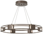 Aura Pendant - Bronze - Seeded Clear