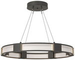 Aura Pendant - Iron - Frosted