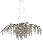 Autumn Twilight 40"W Mystic Gold Crystal 12-Light Chandelier
