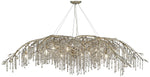 Autumn Twilight 95" Wide Mystic Gold 24-Light Chandelier