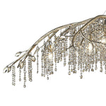 Autumn Twilight 95" Wide Mystic Gold 24-Light Chandelier