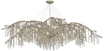 Autumn Twilight 95" Wide Mystic Gold 24-Light Chandelier