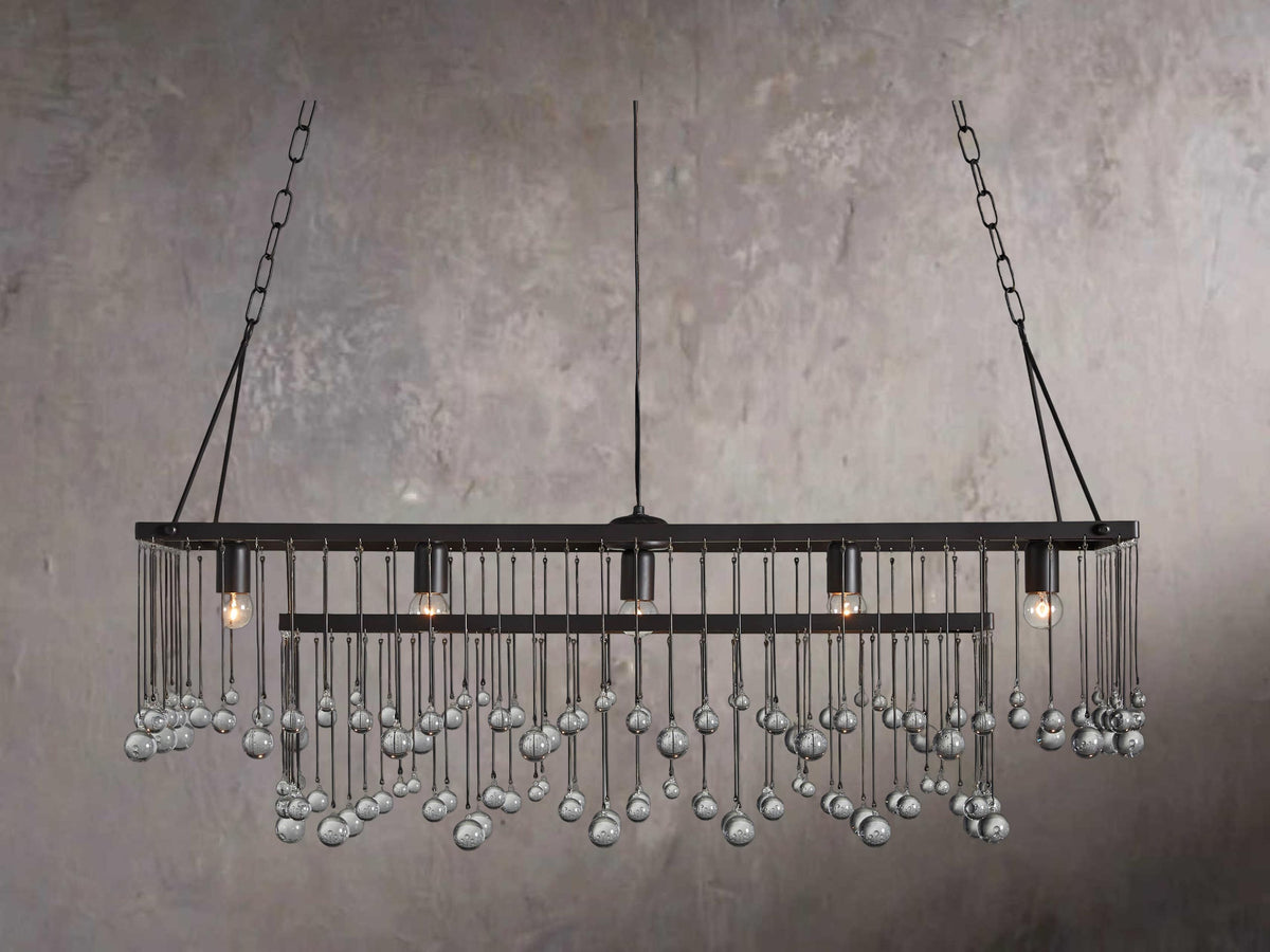 Aubreys Linear Rectangular Chandelier