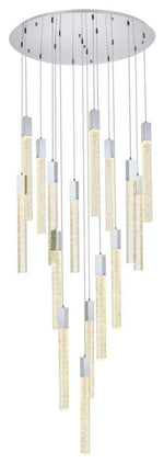 Elegant 2067G36C Weston 16 Lights Pendant, Chrome