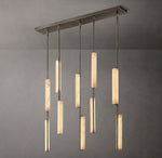 Audubon Alabaster Linear Chandelier 54"