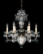 Bagatelle Chandelier, 7-Light, Heirloom Bronze, Clear Swarovski Crystal, 21"W (1246-76S 1HPTJU)