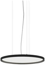 Bina 24" Round Direct/Indirect Light Black Pendant