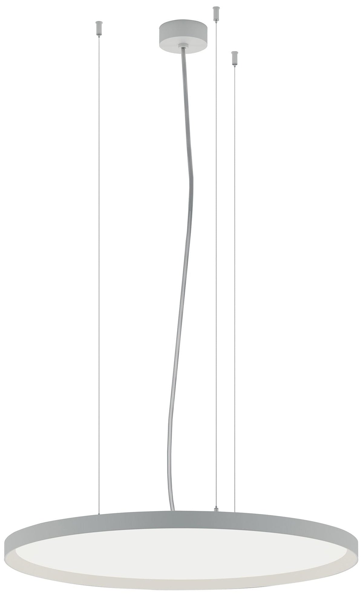 Bina 24" Round Direct/Indirect Light White Pendant
