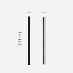 Black Long Strip Sconce Light Wall Lights Outdoor LED Lighting