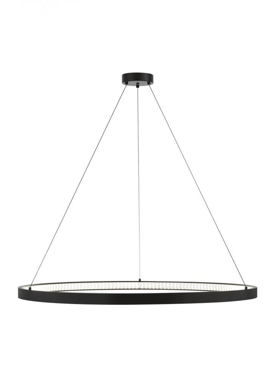 Bodiam Chandelier, 1-Light, LED, Antique Bronze, 48.5"W (700BOD48Z-LED930 70P9D6D)