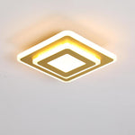 Multi Square LED Flush Mount Ceiling Fixture Light for Hallway Entryway