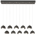 Brooklyn 44.5" Iron & Oil Rubbed Bronze Rectangular Long 2-Shade P