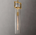 Machinist Glass Cylinder Pendant