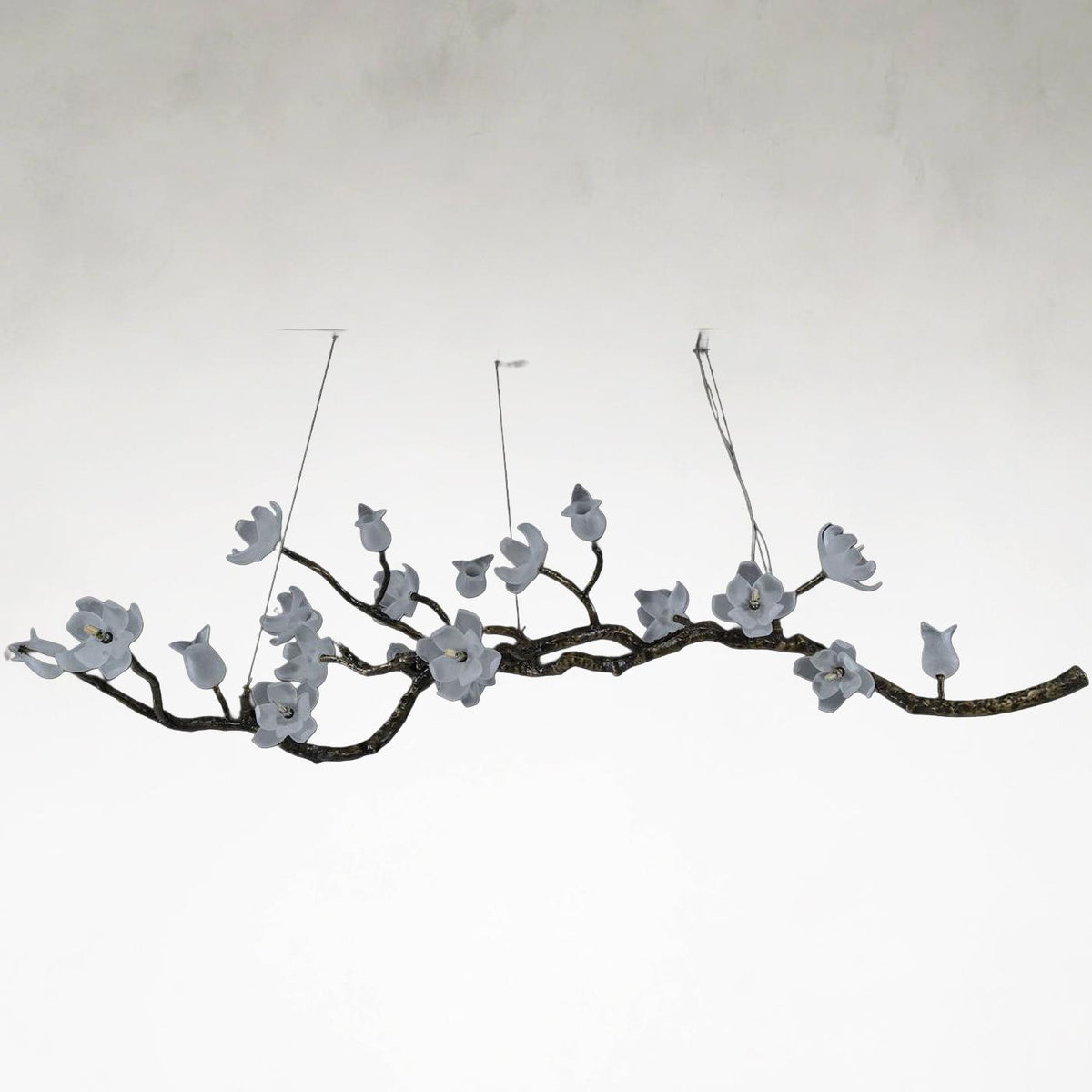 Churippu 19-Light Light Bronze Ceiling Chandelier