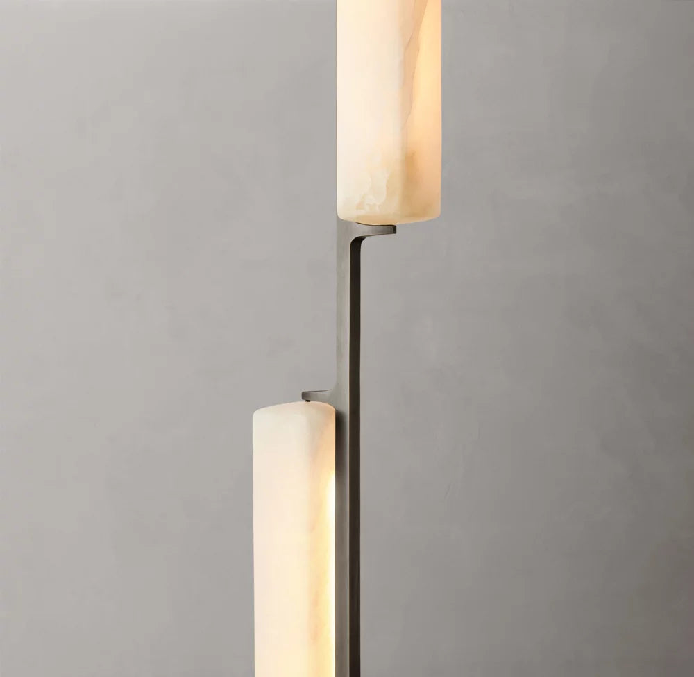Audubon Alabaster Linear Chandelier 54"