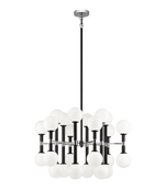 Stellar Chandelier, 24-Light, Black, 30"W (C75324BKOP 305UT85)