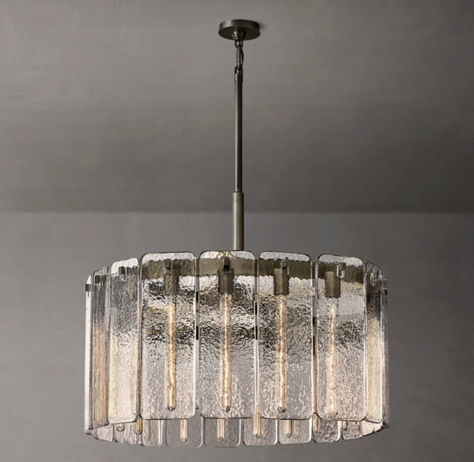 Calamette Glass Round Chandelier 36"
