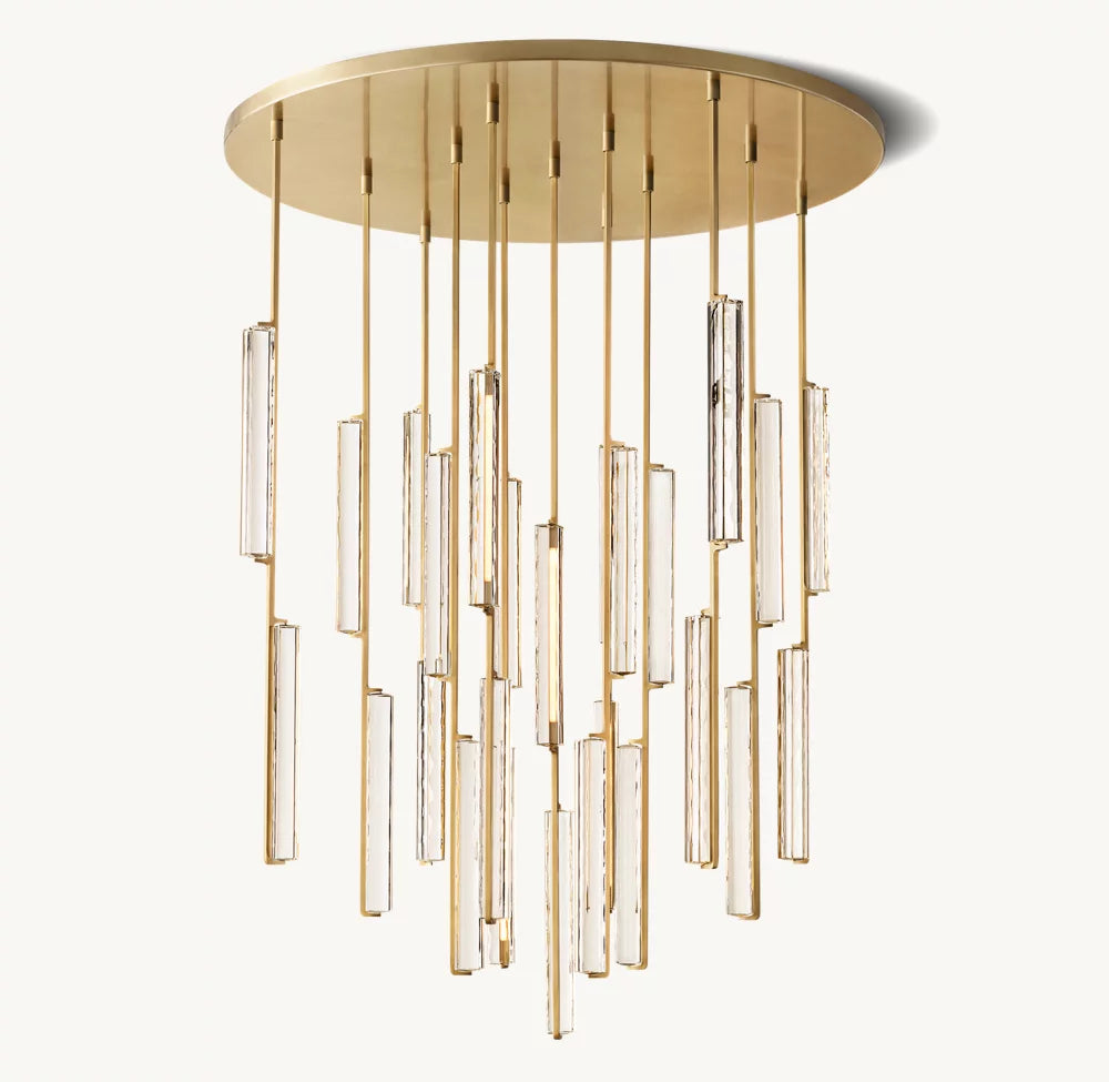 Audubon Crystal Round Chandelier 56"