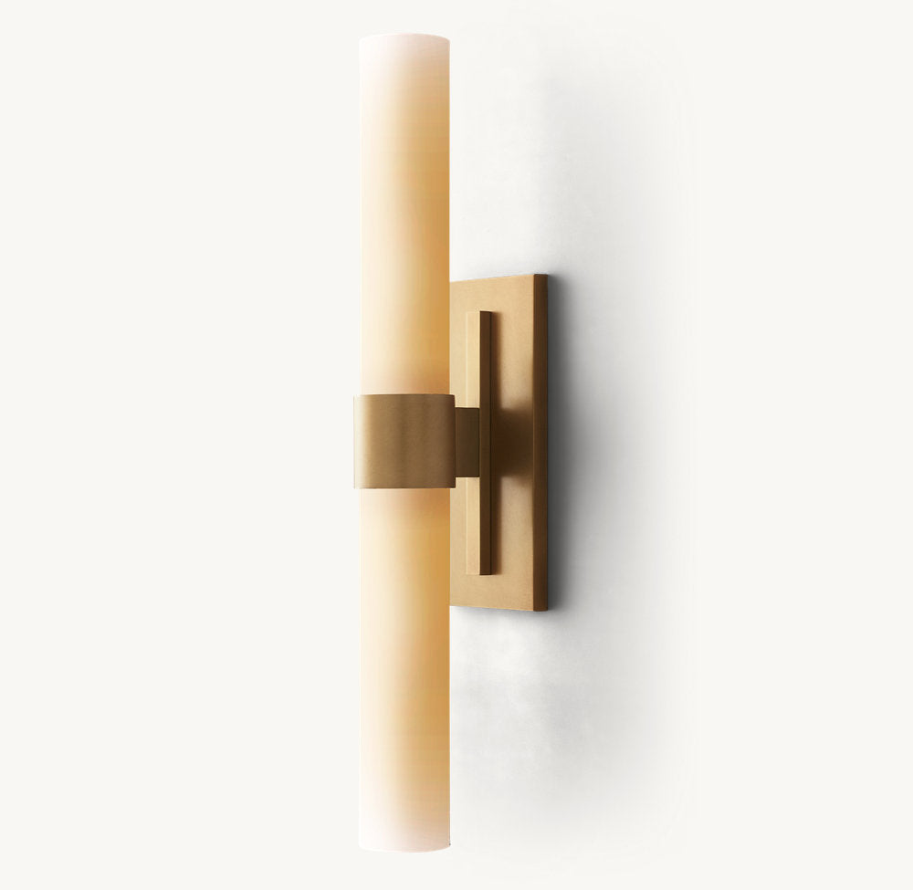 Ravelle Milk Glass Linear Sconce