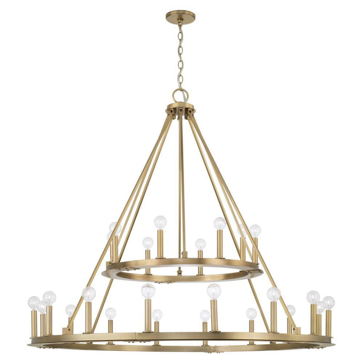 Matrix 30 Light Chandelier - Havana Gold