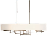 Cavaletti Pendant - Dark Smoke Finish - Natural Shade - Standard Height