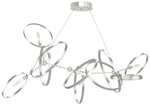 Celesse 32"W Vintage Platinum Accented Sterling Standard Pendant
