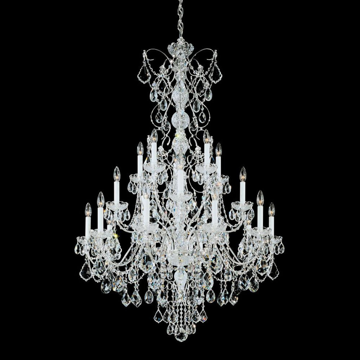 Century Chandelier, 9-Light, Etruscan Gold, Clear Heritage Crystal, 26"W (1709-23 1HPVG3)